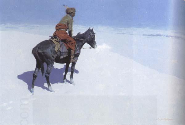 Frederic Remington The Scout:Friends or Foes (mk43)